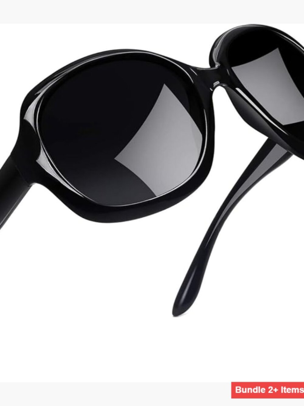Oversized Polarized Sunglasses UV Protection Butterfly Design Women
